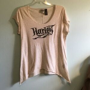 Harley-Davidson Cream Speckled Short Sleeve Tee